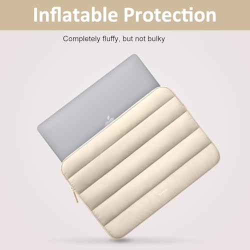 ZORBES® Waterproof Laptop Bag 14.1 inches Travel Cute Puffy Soft Plush Lining Anti-Scratch Women 2PCS ZORBES® Waterproof Laptop Bag 14.1 inches Travel Cute Puffy Soft Plush Lining Anti-Scratch Women 2PCS